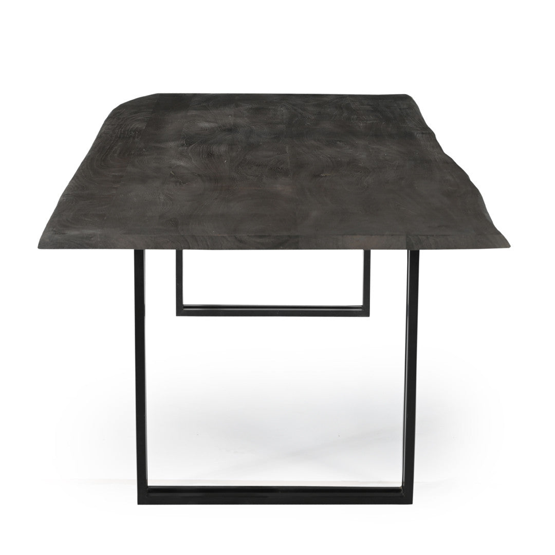 Sparrow Solid Wood Dining Table - Gray-Dining Table-Parc Decor
