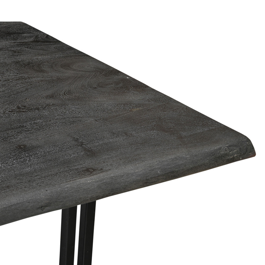 Sparrow Solid Wood Dining Table - Gray-Dining Table-Parc Decor