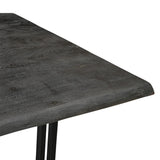 Sparrow Solid Wood Dining Table - Gray-Dining Table-Parc Decor