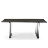 Sparrow Solid Wood Dining Table - Gray-Dining Table-Parc Decor