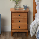 Spencer Solid Transitional Wood Nightstand-Bedroom-Parc Decor