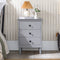 Spencer Solid Transitional Wood Nightstand-Bedroom-Parc Decor