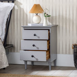 Spencer Solid Transitional Wood Nightstand-Bedroom-Parc Decor