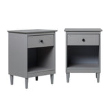 Spencer Solid Transitional Wood Nightstand-Bedroom-Parc Decor