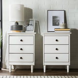 Spencer Solid Transitional Wood Nightstand-Bedroom-Parc Decor