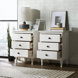 Spencer Solid Transitional Wood Nightstand-Bedroom-Parc Decor