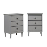 Spencer Solid Transitional Wood Nightstand-Bedroom-Parc Decor
