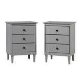 Spencer Solid Transitional Wood Nightstand-Bedroom-Parc Decor