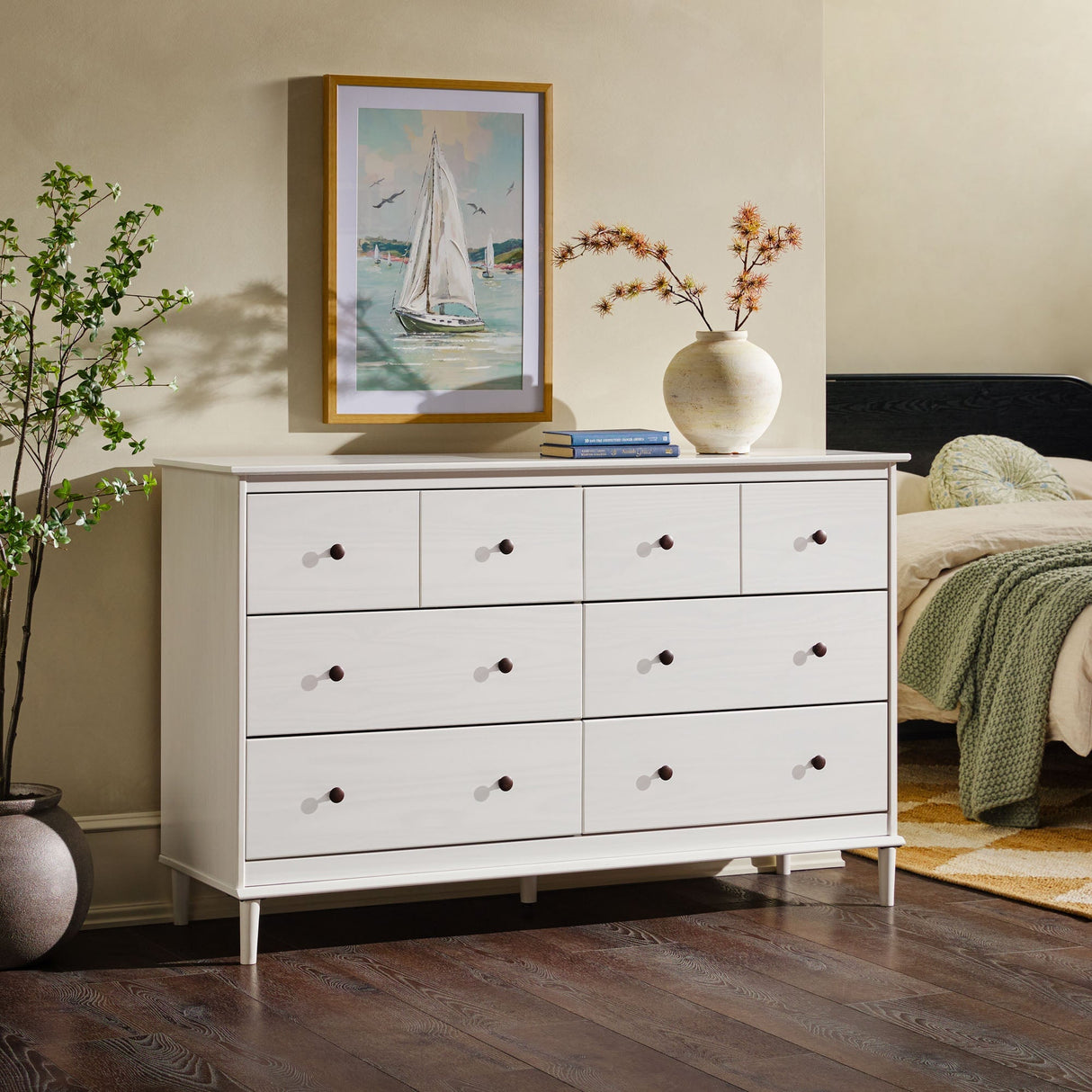Spencer Solid Wood Transitional Dresser-Bedroom-Parc Decor