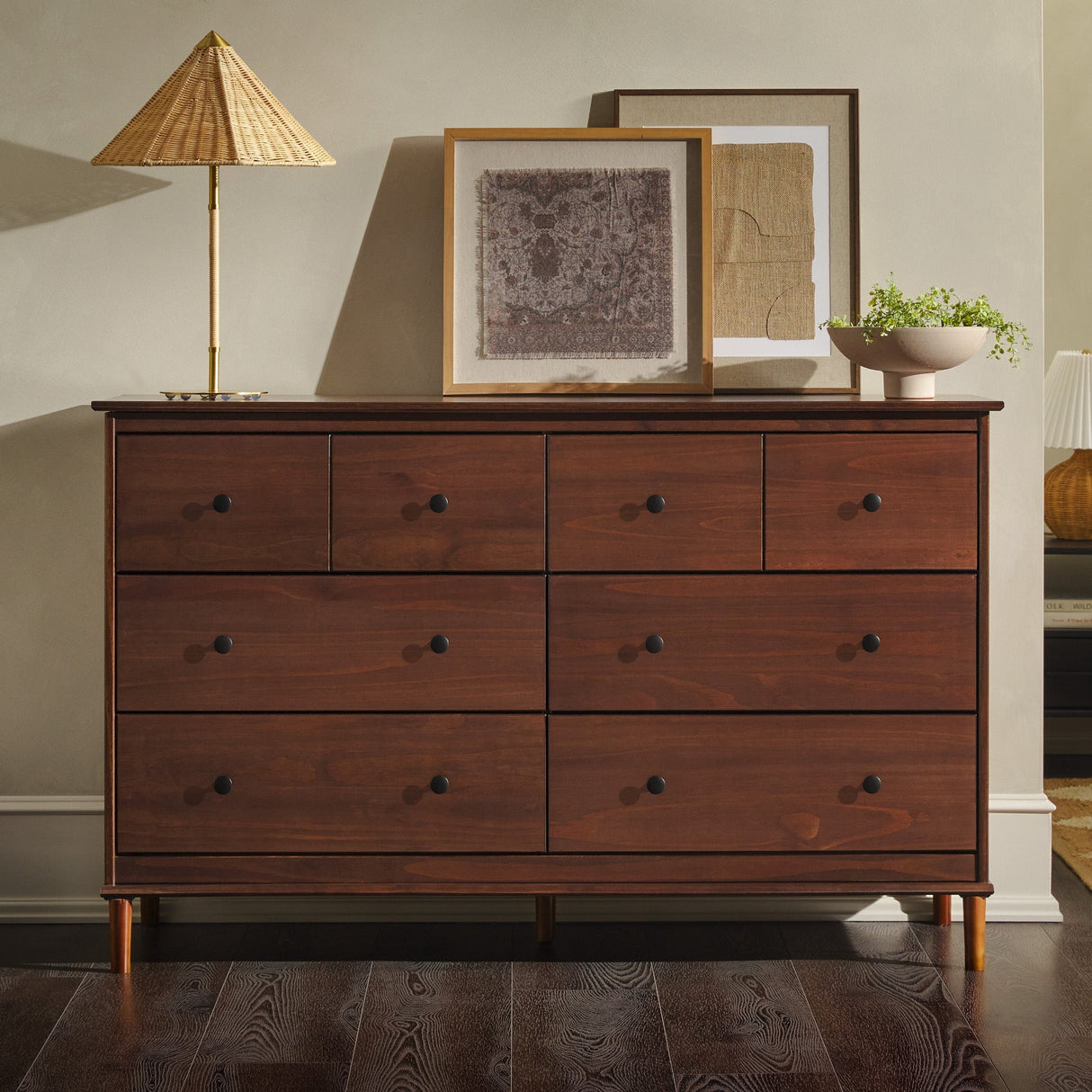Spencer Solid Wood Transitional Dresser-Bedroom-Parc Decor