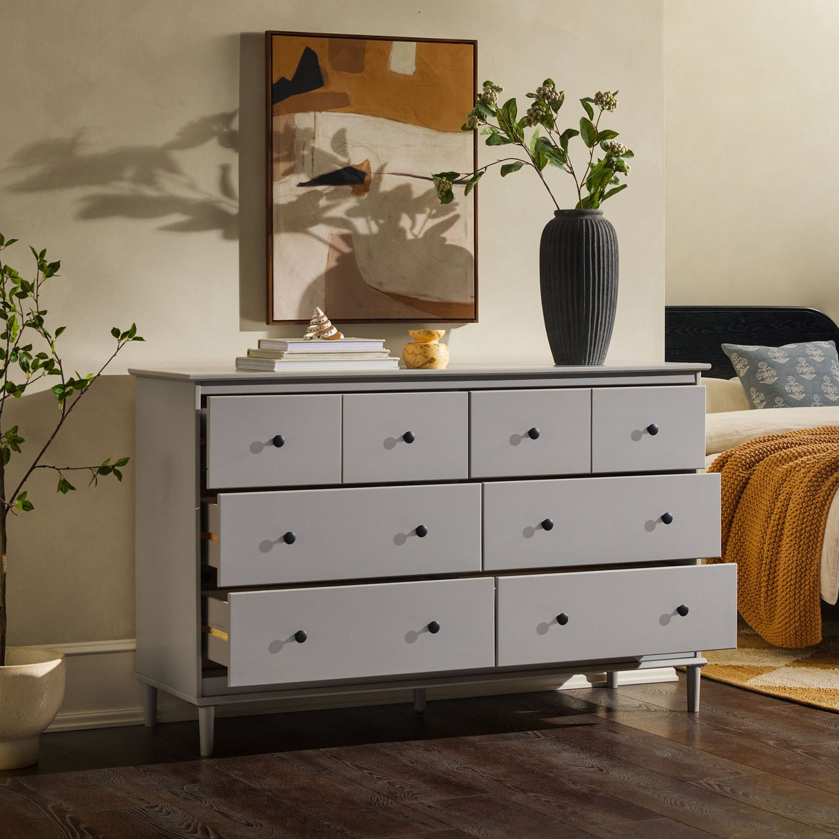 Spencer Solid Wood Transitional Dresser-Bedroom-Parc Decor