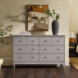 Spencer Solid Wood Transitional Dresser-Bedroom-Parc Decor