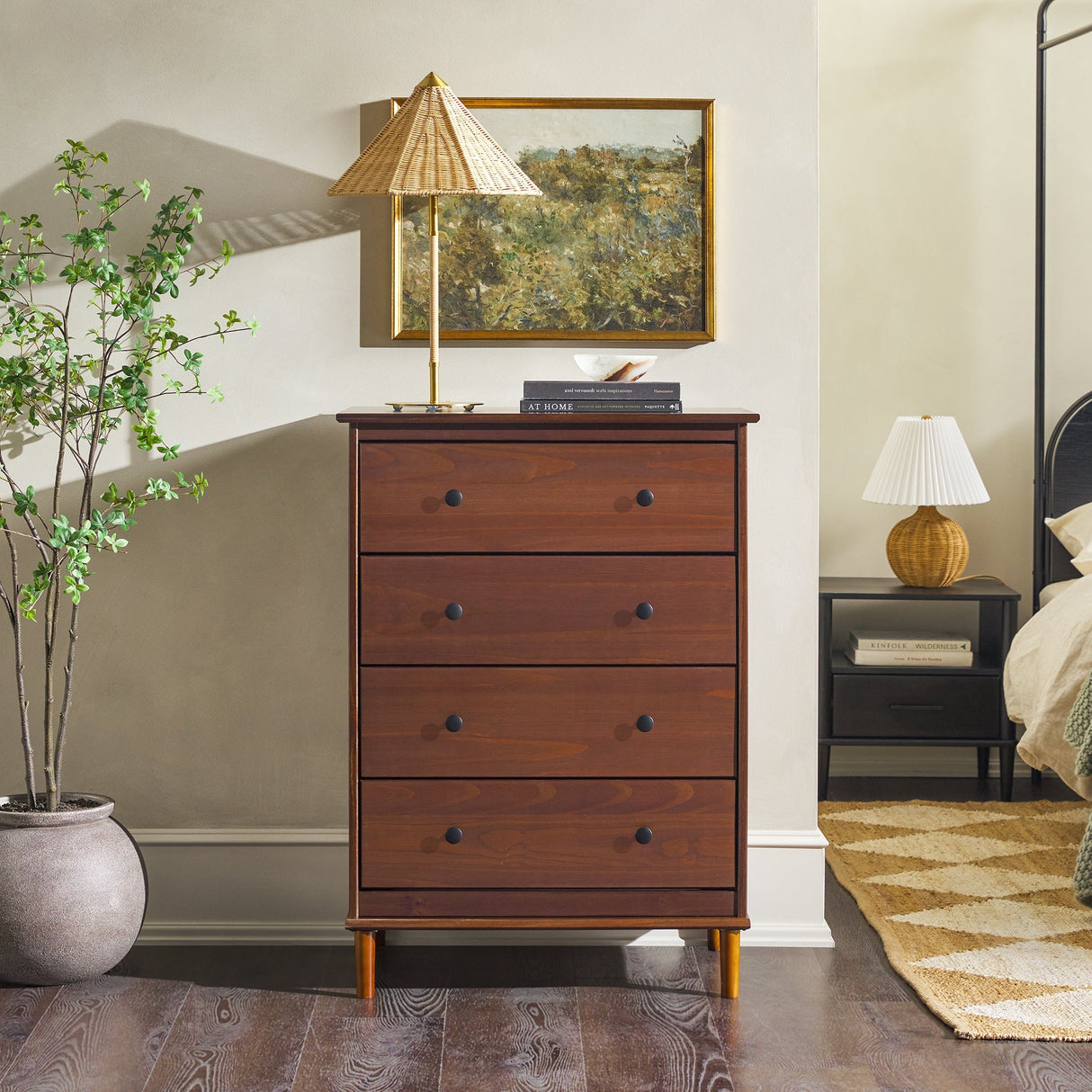 Spencer Solid Wood Transitional Dresser-Bedroom-Parc Decor