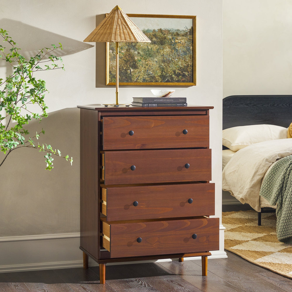Spencer Solid Wood Transitional Dresser-Bedroom-Parc Decor