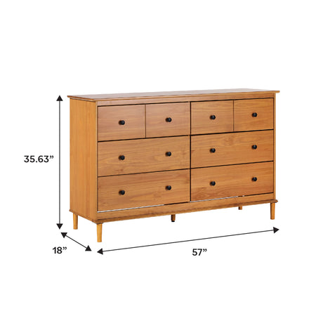Spencer Solid Wood Transitional Dresser-Bedroom-Parc Decor