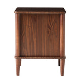 Spindle Transitional 1-Drawer Nightstand-Bedroom-Parc Decor