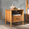 Spindle Transitional 1-Drawer Nightstand-Bedroom-Parc Decor