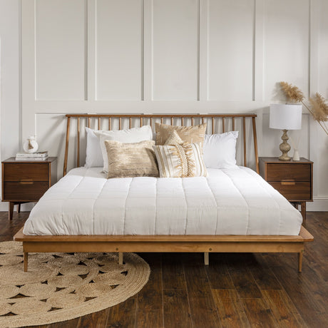 Spindle Wood Beds-Bedroom-Parc Decor