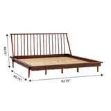 Spindle Wood Beds-Bedroom-Parc Decor