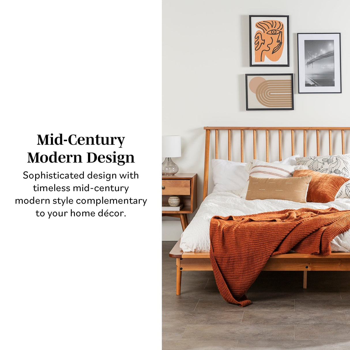 Spindle Wood Beds-Bedroom-Parc Decor