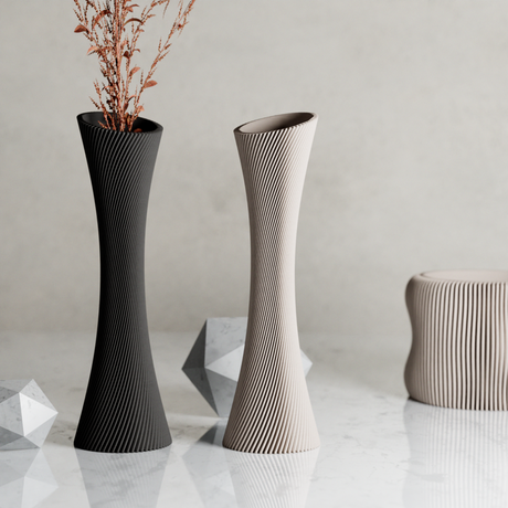 SPIRAL ROSE Vase