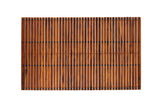 Spokane Etra Large Oiled Teak Shower and Bath String Mat with Rubber Footing-Bath Mat-Parc Decor