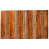 Spokane Etra Large Oiled Teak Shower and Bath String Mat with Rubber Footing-Bath Mat-Parc Decor