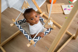 Spruce | Foldable Baby and Toddler Swing Set with Stand