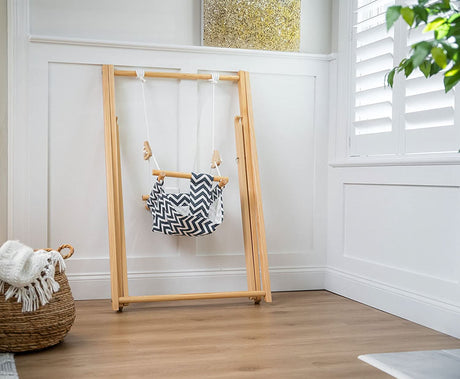 Spruce | Foldable Baby and Toddler Swing Set with Stand