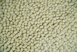 Square 3x3 Beige Wool Shag Handmade Felted Rug | SHA1