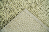 Square 3x3 Beige Wool Shag Handmade Felted Rug | SHA1