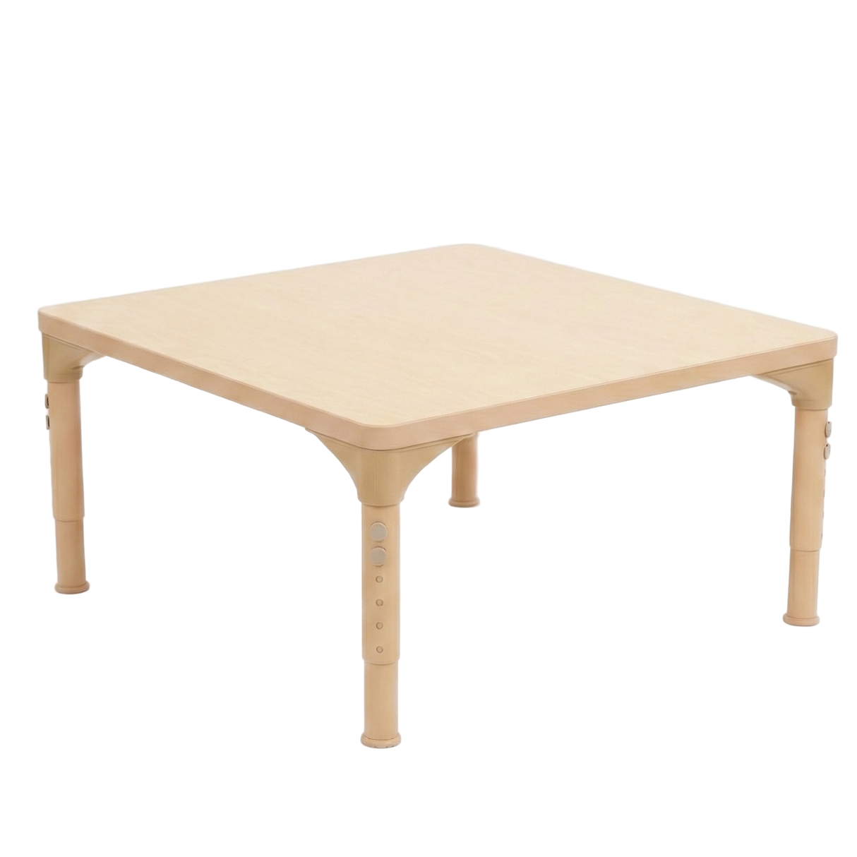 Square Adjustable Kids Classroom Table – 30"×30", 17" to 25" Height