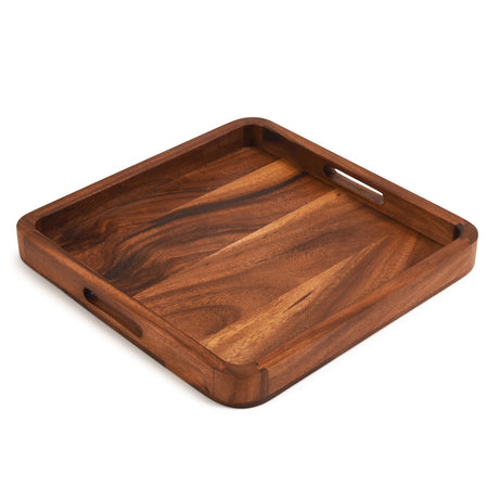 Square Serving Tray - 15" - Solid Bottom-Serving Tray-Parc Decor