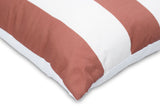 Squared Nautica Striped Designed Outdoor Safe Pillow-All Products-Parc Decor