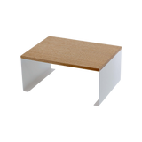 Stackable Countertop Shelf - Two Sizes - Steel + Wood