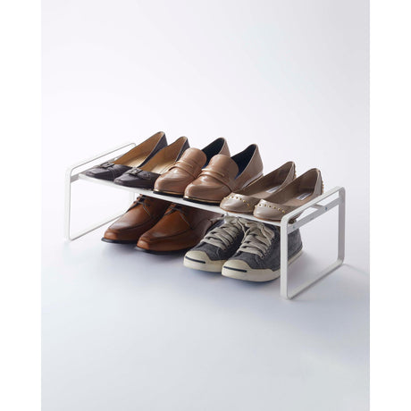 Stackable Shoe Rack (7" H) - Steel-Shoe Rack-Parc Decor