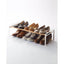 Stackable Shoe Rack (7" H) - Steel + Wood
