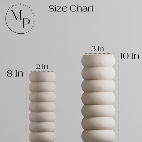 Stacked Vase-Vase-Parc Decor