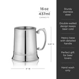Stainless Steel Beer Stein