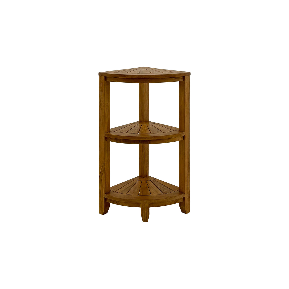 Stanley Teak Shower and Spa/Bathroom/Outdoor Corner Shelf