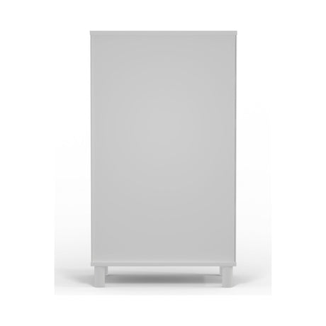 Stapleton Five Drawer Chest, White-Dresser & Chest-Parc Decor