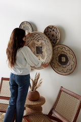 Statement Zambian Plateau African Wall Decor Basket-Wall Basket-Parc Decor