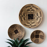 Statement Zambian Plateau African Wall Decor Basket-Wall Basket-Parc Decor
