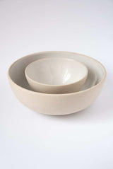 Stoneware Large Fruit Bowl-Parc Decor