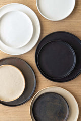 Stoneware Rust Dinner Plates-Parc Decor