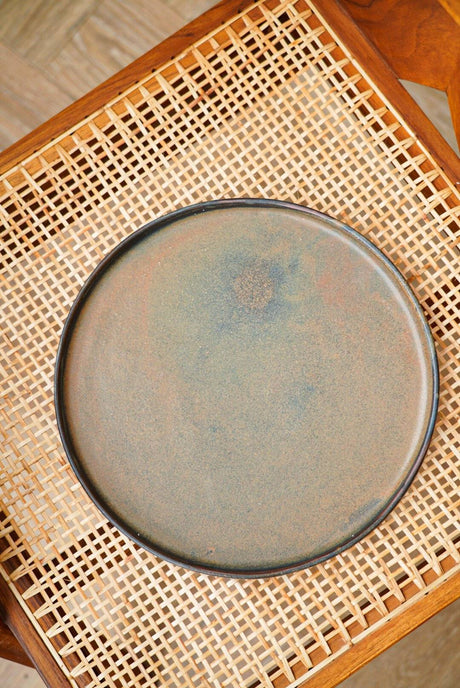 Stoneware Rust Dinner Plates-Parc Decor