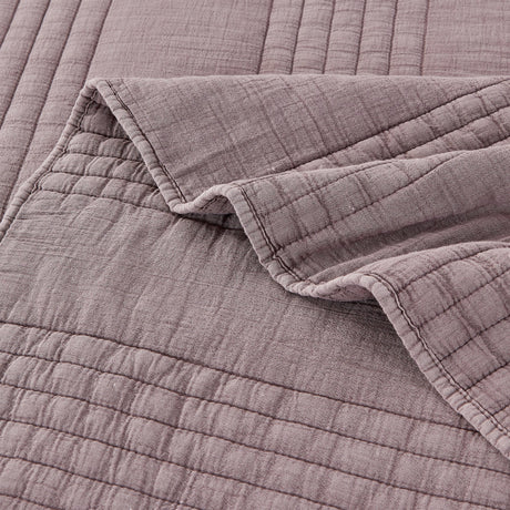 Stonewashed Cotton Quilt Set