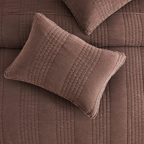 Stonewashed Cotton Quilt Set