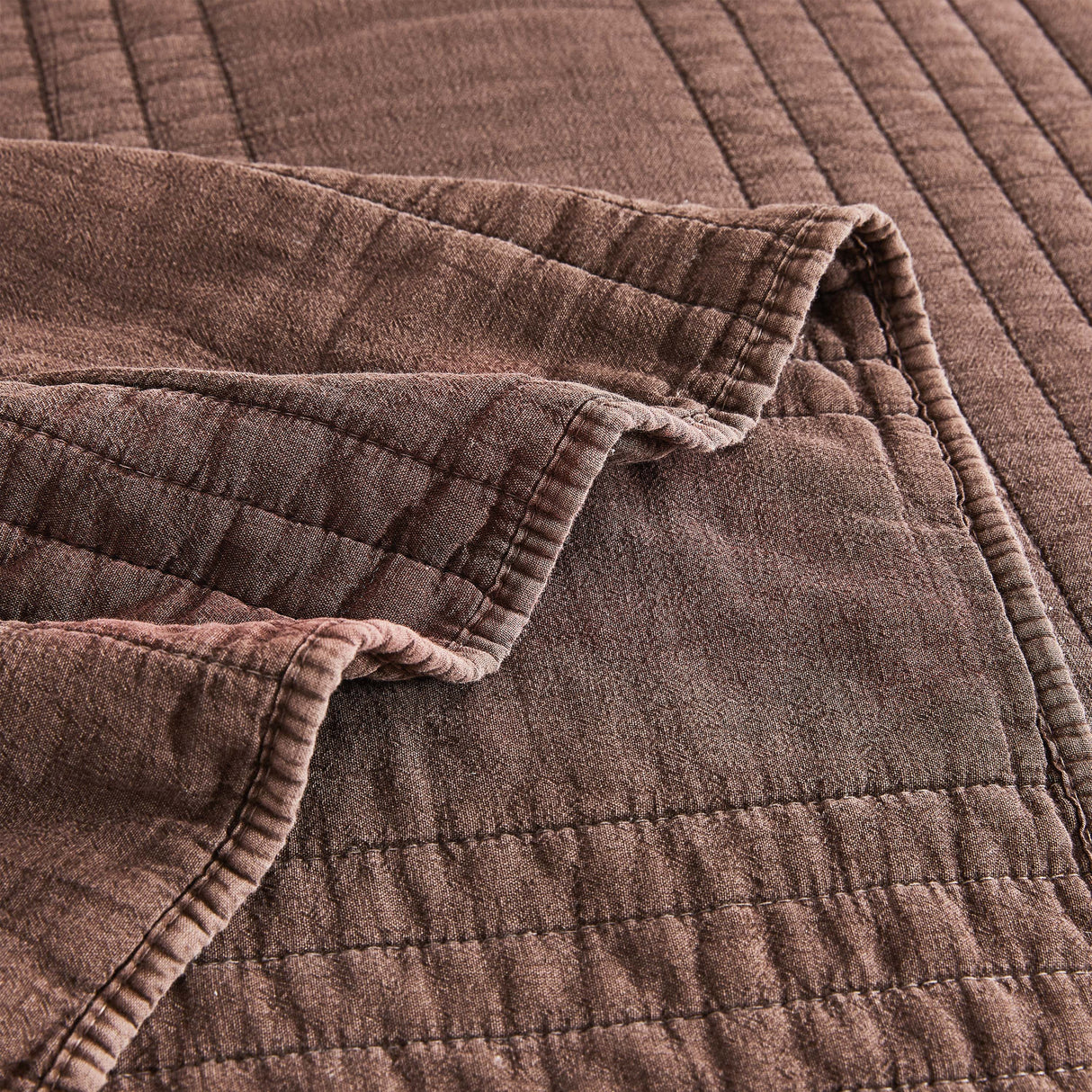 Stonewashed Cotton Quilt Set