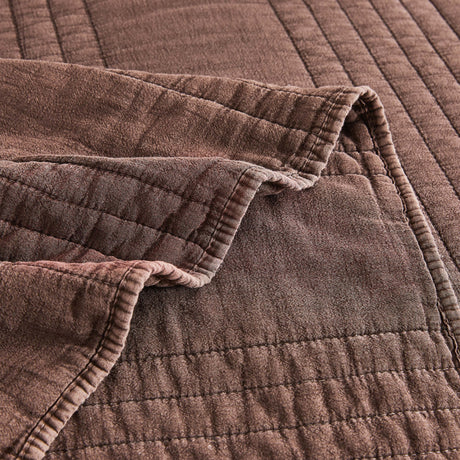 Stonewashed Cotton Quilt Set